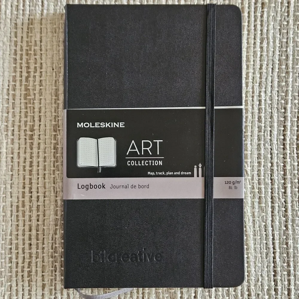 Moleskine Log Book, Dotted, Journal, 5x8.25